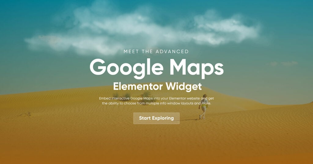 Elementor Google Maps widget improved